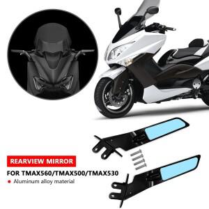 T-MAX 500 04-12 530 12-19 2020 바이크 오토바이 백미러 스포츠 윙렛 윈드 윙 보이지 않는