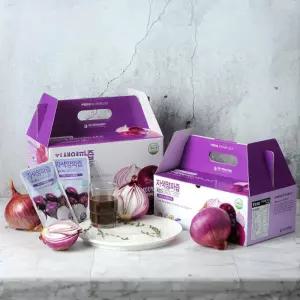 무안 자색양파즙 100ml 30포 100% 통양파 껍질째 착즙 무첨가 부모님 선물