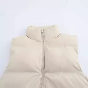 마킷5 여사친 가을 기모 따스한 다운 차이나넥 패딩조끼 조끼 JEN3