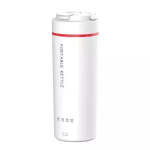 여행용 텀블러 전기포트 주전자 USB 차량용 보온병 일체형 물컵 가열 휴대용