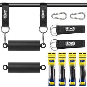 힐훅, 클라이밍 홀드 그립, 논슬립 암벽 등반, 손가락, 팔뚝, 코어 근력 및 허리 근육 훈련을 위한 훈련 세트 개최