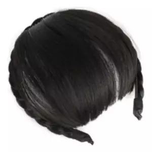 내추럴 앞머리 가발 헤어밴드 부분 스타일링 액세서리 여자가발 자연 스러운 머리띠 P.V