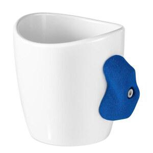 덥스 하드웨어 암벽 등반 머그컵 u2013 커피 한 잔 하면서 그립감을 단련하세요. 세라믹과 실제 홀더, 인기 선물 - 파란색