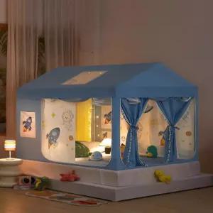 암막 침대텐트 벙커 동굴형 캐노피 모기장 이층침대 차단 기숙사 프라이버시