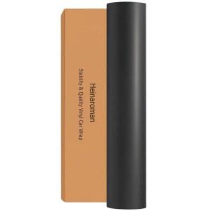 신체 보호용 하이나로만 자동차 랩, 스크래치 방지 공기 방출 기술 1 X 5FT 매트 블랙 비닐