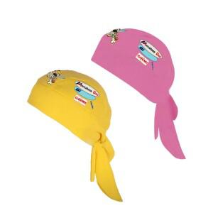 노란색  핑크 레트로 사이클링 모자 헤드 스카프, 통기성 여름 라이딩 반다나 해적 머리띠, 남성용