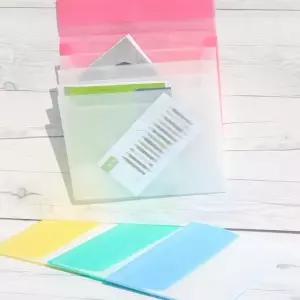 청운 벽부착 사용 5포켓 계단식 도큐멘트화일 1개 문구반점 청운그린 화일 사무용품 서류철 파일케이스