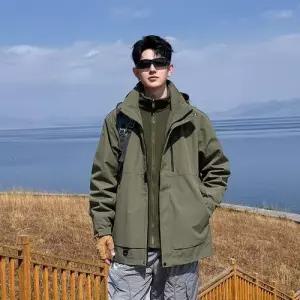 남성 캐주얼 야상사파리 야상 방수 트렌치코트 봄가을 점퍼 MODU3