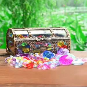 주얼리 보석함 보물 보관함 아크릴 반지케이스 원형 박스 귀걸이