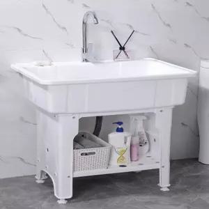 캠핑 세면대 플라스틱 간이 싱크볼 이동식 세척 세면기 야외