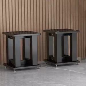 스피커 스탠드 원목 받침대 북쉘프 호환 삼각 거치대 오디오 랙 홀더