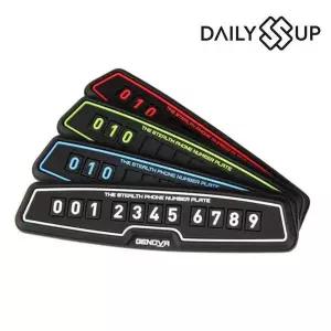 [골드스마일](DailySSuup) 주차번호판 논슬립 넥쏘 컬러알림판