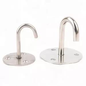 고정식후크 행거걸이 고정형 스틸 J형 1P 후크 고리