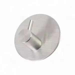 부착행거 부착식 원형 다용도 1P 걸이 스텐 흡착후크