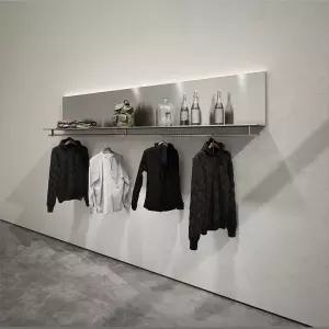 옷가게 행거 스테인리스 매장 진열 스탠드 벽걸이 거치대 파이프 상업용