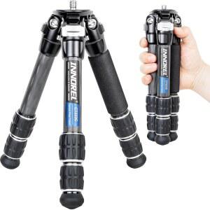 [미국배송] 이노렐 10층 카본 파이버 미니 삼각대 CT223C 데스크탑 삼각대 로우 포지션 매크로 촬영 테이블탑 카메라 스탠드 디지털 DSLR용 컴팩트 경량 휴대용 DV 비디오 최대 하중 22파운드 / 10KG