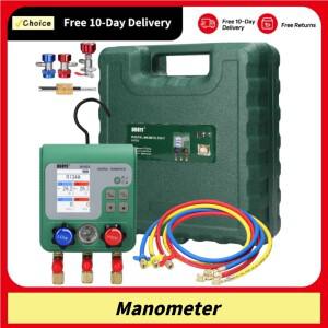 전자 에어컨 냉매 불소 계량기 진공 압력 게이지 매니폴드 자동차 수리