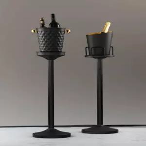 얼음 아이스버킷 와인바스켓 쿨러 맥주 양주 스탠드 거치대 스테인리스