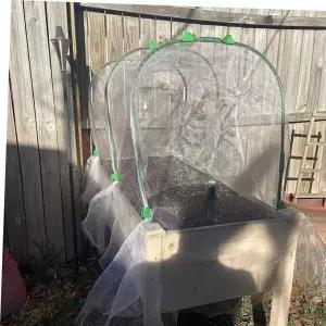 소형 조립식 비닐 하우스 가정용 텃밭 옥상 미니온실 DIY