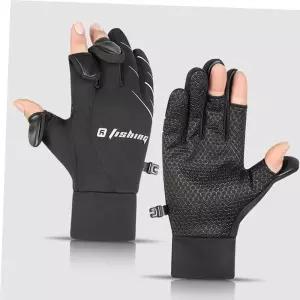남녀공용 낚시장갑 쓰리핑거오픈 기모장갑 발열 방한 방수 스마트폰 터치장갑 겨울장갑