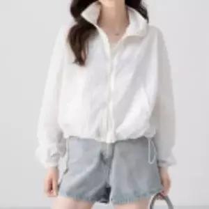 [하프클럽/]여자 캐주얼 데일리 루즈핏 크롭 바람막이