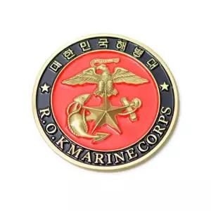 해병대 철제 차량 부착용 스티커 엠블럼 차량용 스티커 대한민국 해병대 철제 엠블럼