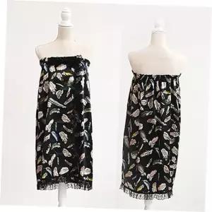 실크터치 골프샤워가운 랩 목욕가운 2color 여름 로브