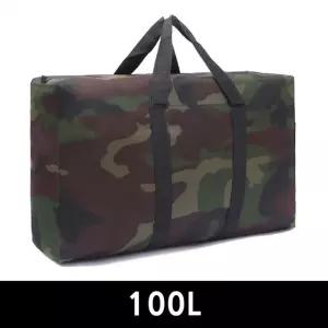 SelM 밀리터리 방수 가방 100L 옥스포드천 보스턴백 대용량 여행용 이민가방 보조 짐가방