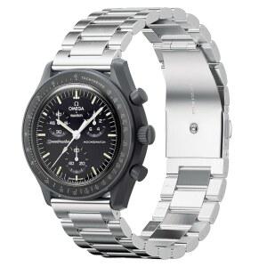 [미국배송] 문스워치용 밴드 오메가 X 스와치 문스워치 스피드마스터 등 20MM 시계용 메탈 스트랩 스테인리스 교체용 밴드 빠르게 출시