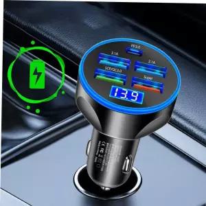 네오필 차량용 5포트 초고속 충전기 시거잭 급속