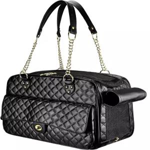 큰 주머니를 가진 소형견을 위한 뉴엘 패션 강아지 지갑 캐리어 최대 8파운드 품질의 PU 가죽 애완동물