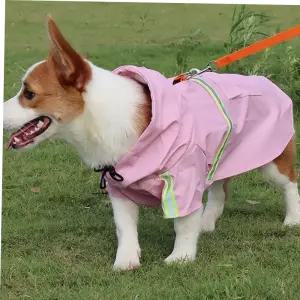 중형견 강아지 발광 레인코트 XL 1P 우비 애견 비옷