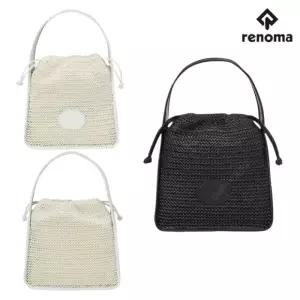 레노마골프 여자 로고 와펜 천연초 토트백 파우치 RWABO 6881