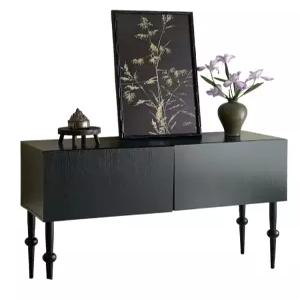 복도 거실 선반 슬림 엔틱 콘솔 폭좁은 장식장