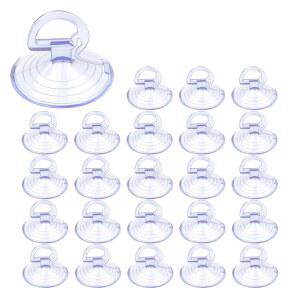 24피스 자동차 가리개 선바이저 흡착 PVC 유리 햇빛 흡착판 후크 창문 쉐이드 앞유리