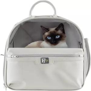 프렌즈 포에버 고양이 백팩 패딩 스트랩이 달린 소형견용 반려견 캐리어 여행 가방 탈착식 셰르파 매트