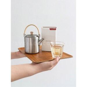 아이자와공방 우드손잡이 티팟 70246