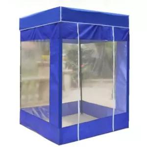 간이 부스 비닐 화장실 텐트 임시 조립식 파티션 하우스