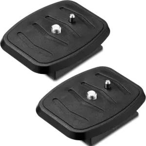 Weewooday 2피스 43mm 삼각대 장착 플레이트 퀵 릴리스 카메라 어댑터 부품 사진 장비 마운트 교체