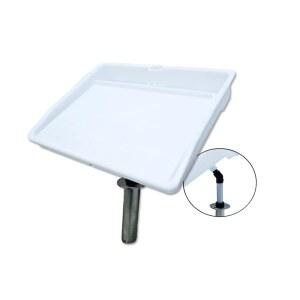 PACTRADE MARINE 보트용 미끼 도마 - 슬롯 칸, 비늘 각인 물고기 나이프