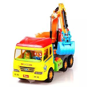뽀로로 전동 포크레인 트럭 장난감 사운드 중장비 굴삭기 완구