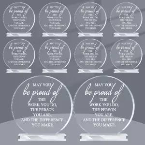 동료 아크릴 감사 트로피에 대한 Bucherry 10개 직원 상 n당신이 서명한 작품에 자부심을 가질 수 있기를