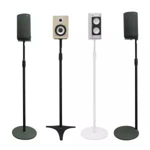 스피커스탠드 오디오랙 세트 삼각대라운드 선반 확대형