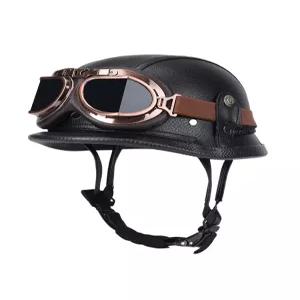 스쿠터 반모헬멧 클래식 빅사이즈 바이크 레트로 스냅백 모자