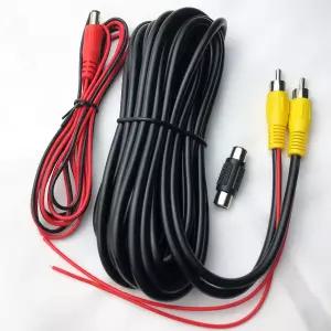 콜리온 업그레이드 버전 두꺼운 20피트 백업 카메라 RCA 비디오 케이블 남성에서 플러그카 후방 주차장