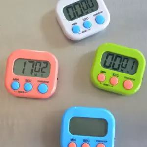 쿠킹타이머 주방 요리 베이킹 디지털 자석 스톱워치 미니 사각 알람 시간관리용
