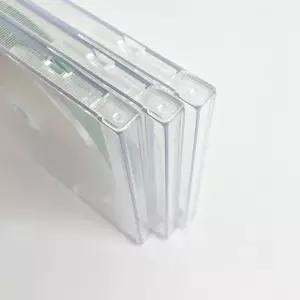 미디어보관함 투명 쥬얼 CD 케이스 공미디어 DVD 보관 정리 수납 상자