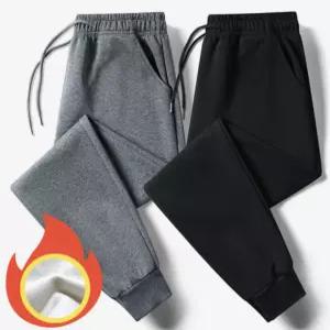 남성 기모 트레이닝복 조거 팬츠 겨울 압축 밴딩 바지