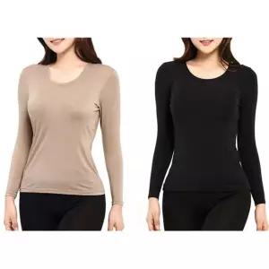 TRY 히트업 탈부착 브라티셔츠 여자 상의 내의(택1) dzL8+6rvA