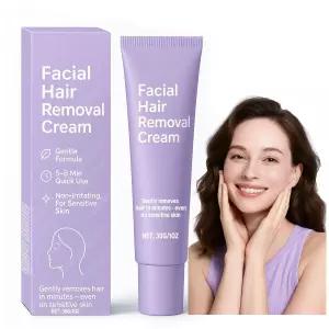 여성용 OYKOESE 페이셜 제모 크림 - 민감한 피부를 위한 순한 무취 어퍼 립 턱 비키니 라인 및 언더암에도